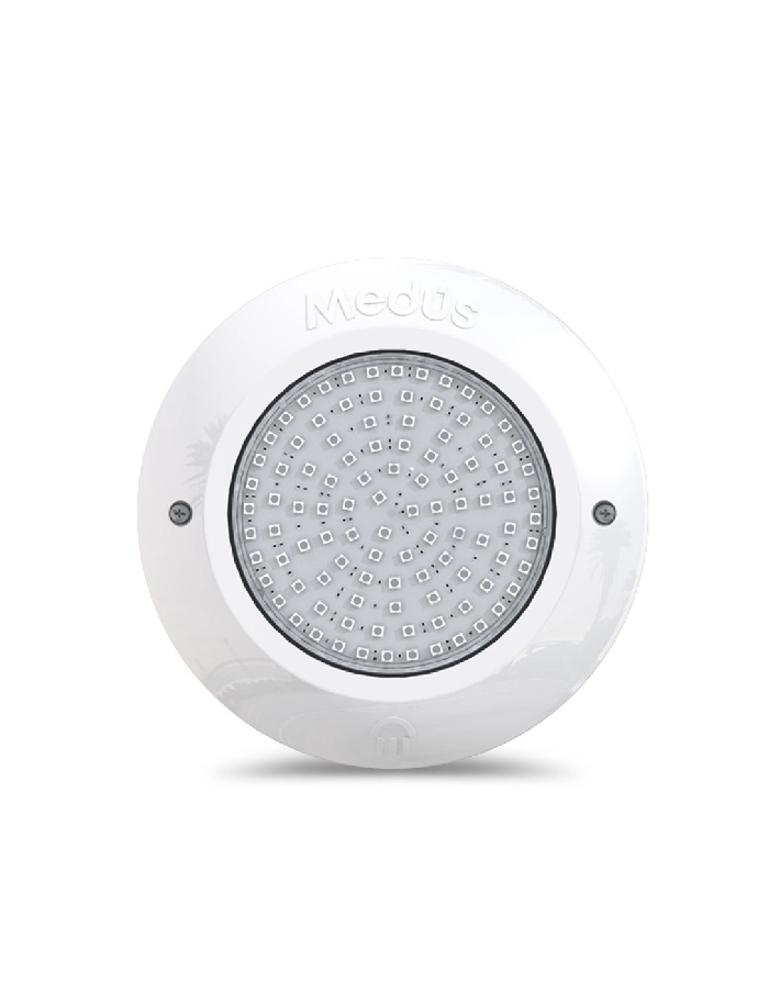 Luminaria LED superficial para pileta de material 9W Medus blanca luz día